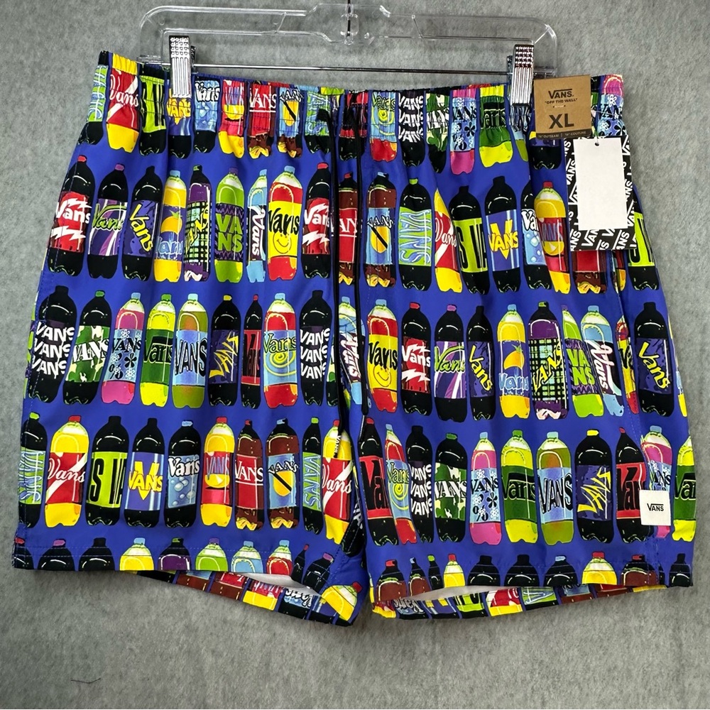 Vans Colorful Bottle Print Athletic Shorts